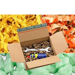 DECOFILL ROT Papier Verpackungschips Polsterchips EUR 0,15/L-EUR 0,18/L 