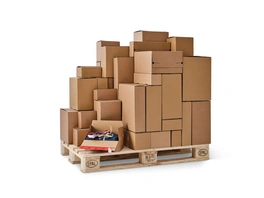 Blitzbodenkarton palettenoptimiert | Eurobox
