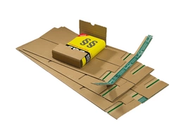 Buchverpackung "Premium security-flap"