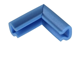 Kantenschutz L-Winkel aus PE-Schaum, blau