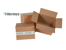 Faltkarton mit Höhenriller | Hermes Paket M