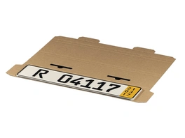 KFZ-Kennzeichen-Verpackung