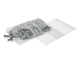 LDPE-Druckverschlussbeutel mit Beschriftungsfeld