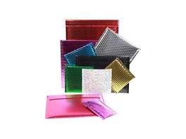Metallic-Luftpolstertasche | glänzend