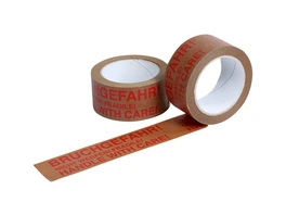 Papier-Warnklebeband "Bruchgefahr"