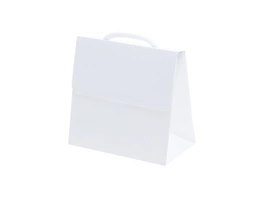 Papiertragetasche mit Verschlussklappe