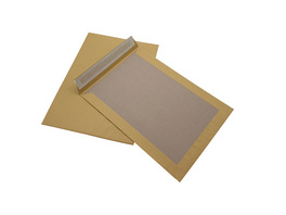 100er Pack braune Versandtaschen mit 2cm-Falte Haftverschluß 35,3cm x 25,0cm 