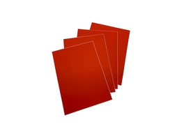 Rote LCI-Etiketten | rund