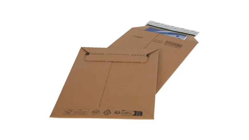 Packster Rollenwellpappe – 20 Cm X 70 Lfm, Braun, C-Welle, Recycelt, Stoßdämpfend