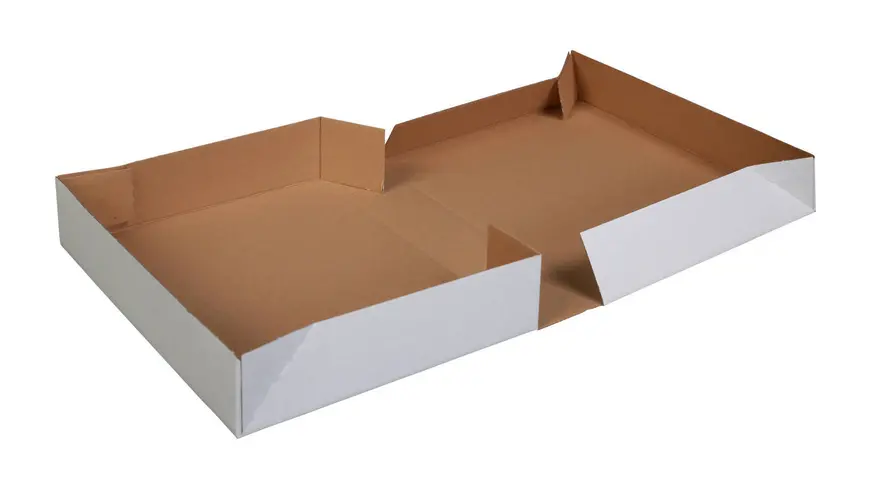 Faltbodenschachtel weiß