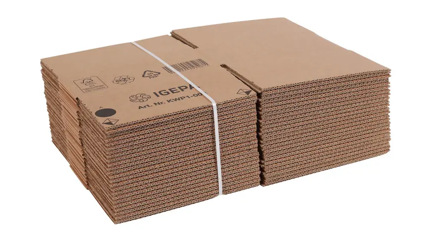 Faltkarton 200 x 200 x 80 mm | FEFCO 0201