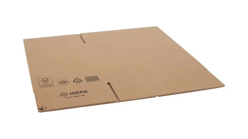 Faltkarton mit Höhenriller | Hermes Paket S