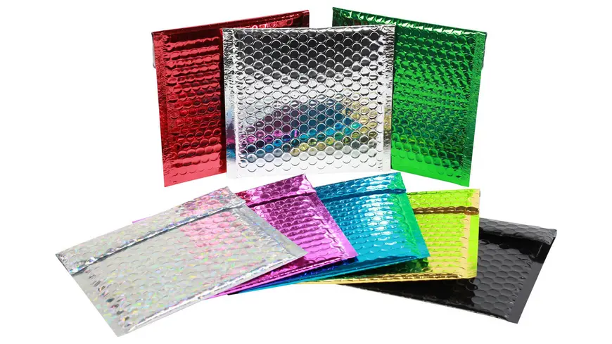 Metallic-Luftpolstertasche | glänzend