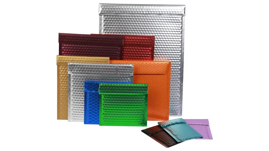 Metallic-Luftpolstertasche | matt