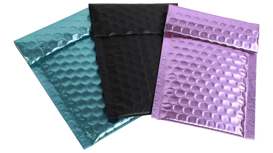 Metallic-Luftpolstertasche | matt