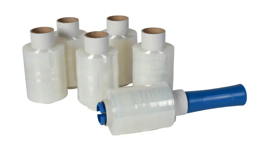 Freiziel Schutzfolie 6x Mini Stretchfolie 10 cm Rollen 23 my + Abroller Freiziel Schutzfolie 6x Mini Stretchfolie 10 cm Rollen 23 my + Abroller