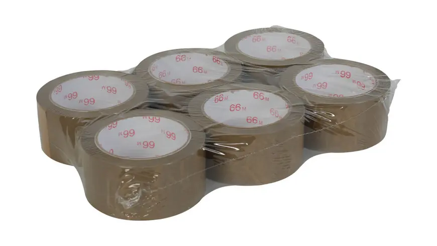 12–216 Rollen NOPI Verpackungsklebeband Aus PVC – 50 Mm X 66 M Braun – Spare Bis Zu 16%