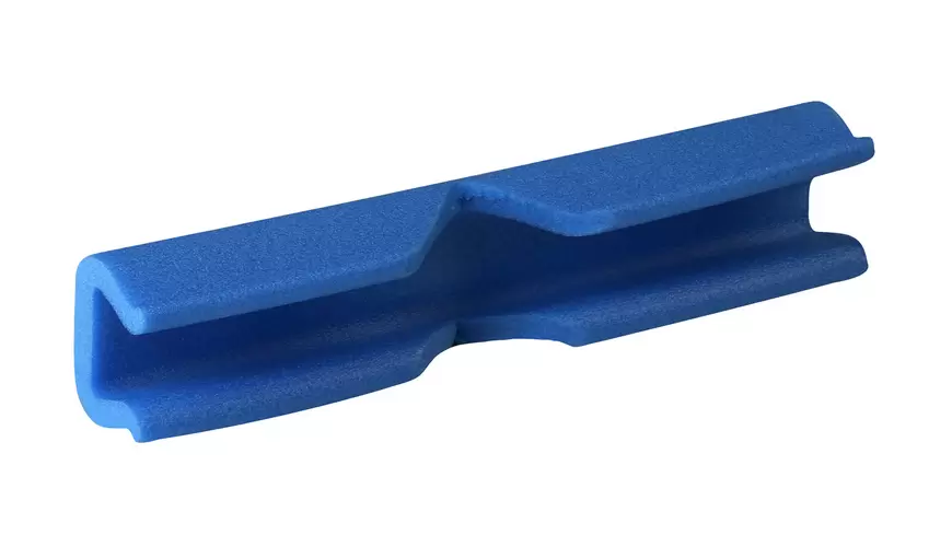 PE-Schaumprofile U Profil /Kantenschutz Klemmbreite: 35 - 45 mm x 2 m  Länge, blau