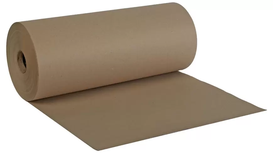 Produktbild von Schrenzpapier 120 G/m² – 50 Cm X 160 M – Recyclingrolle 10 Kg – Zum Polstern & Verpacken – Grau-braun