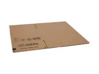Faltkarton mit Höhenriller 320 x 230 x 230 mm | FEFCO 0201