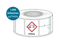 Labelident Asbest-Gefahrstoffetiketten – 500 Stü Produktbild-Vorschau 2