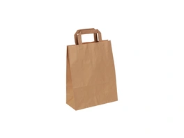 Papiertragetasche mit Flachhenkel
